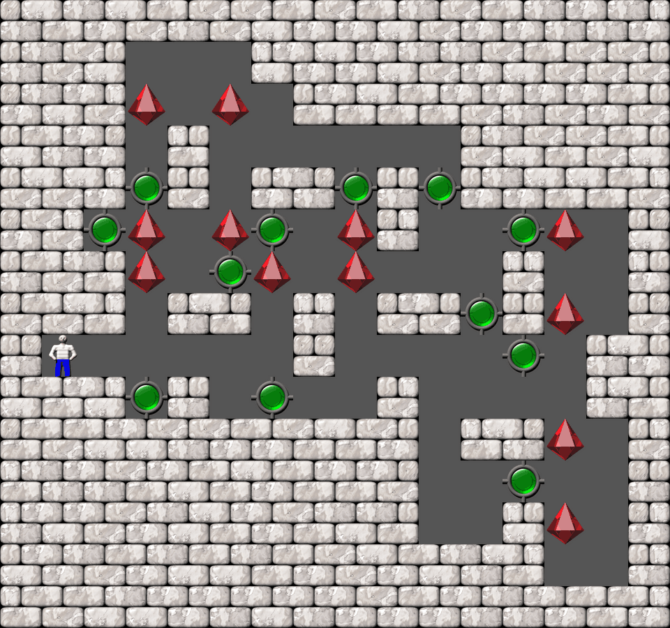 Сокобан Bugs509 collection уровень 18